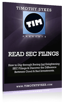 Learn to Read SEC Filings by Timothy Sykes and Michael DVD Review 